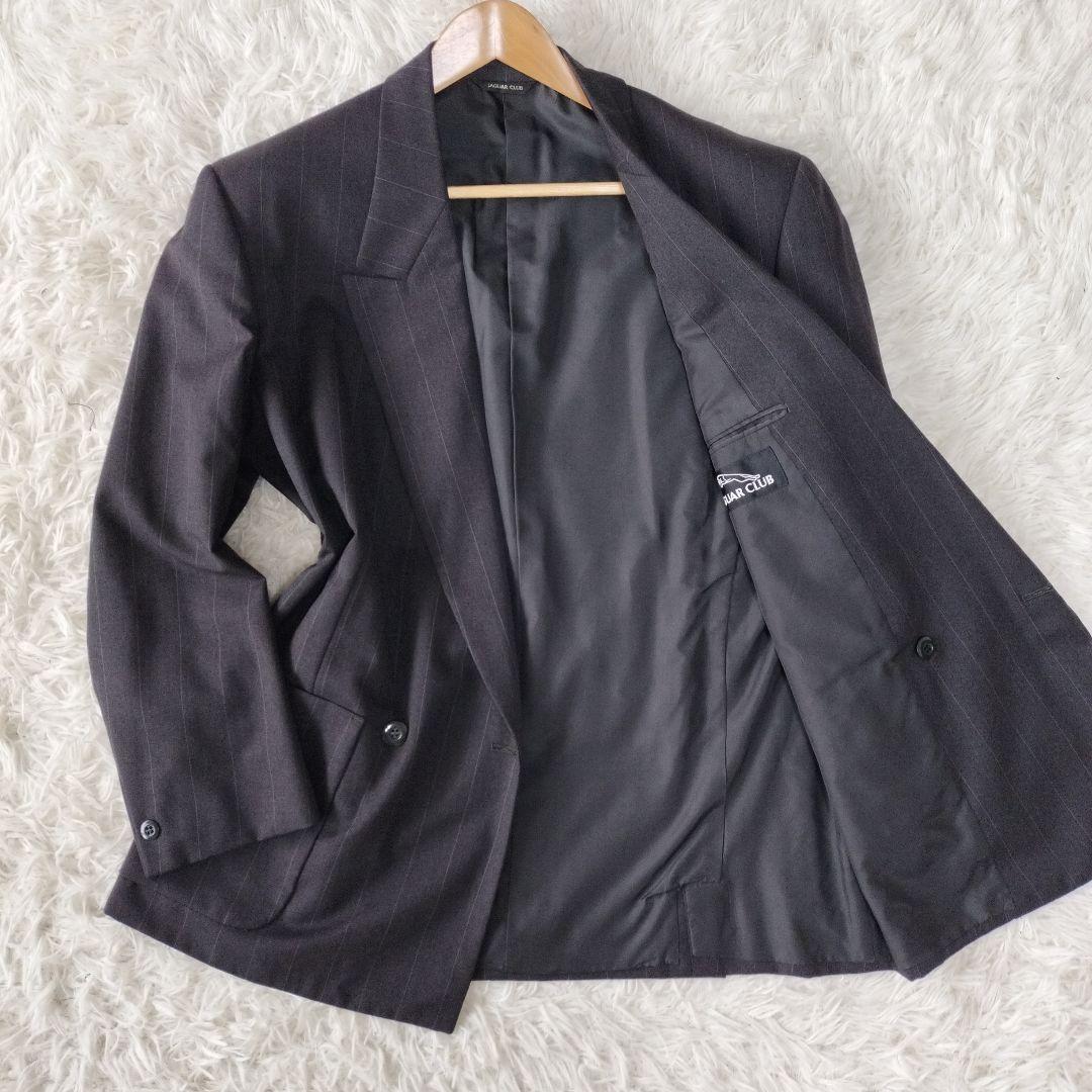 [Good product] Casual suit, double-breasted, fully lined, two-tuck M