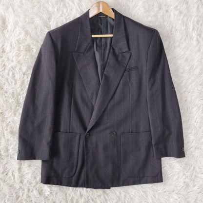 [Good product] Casual suit, double-breasted, fully lined, two-tuck M