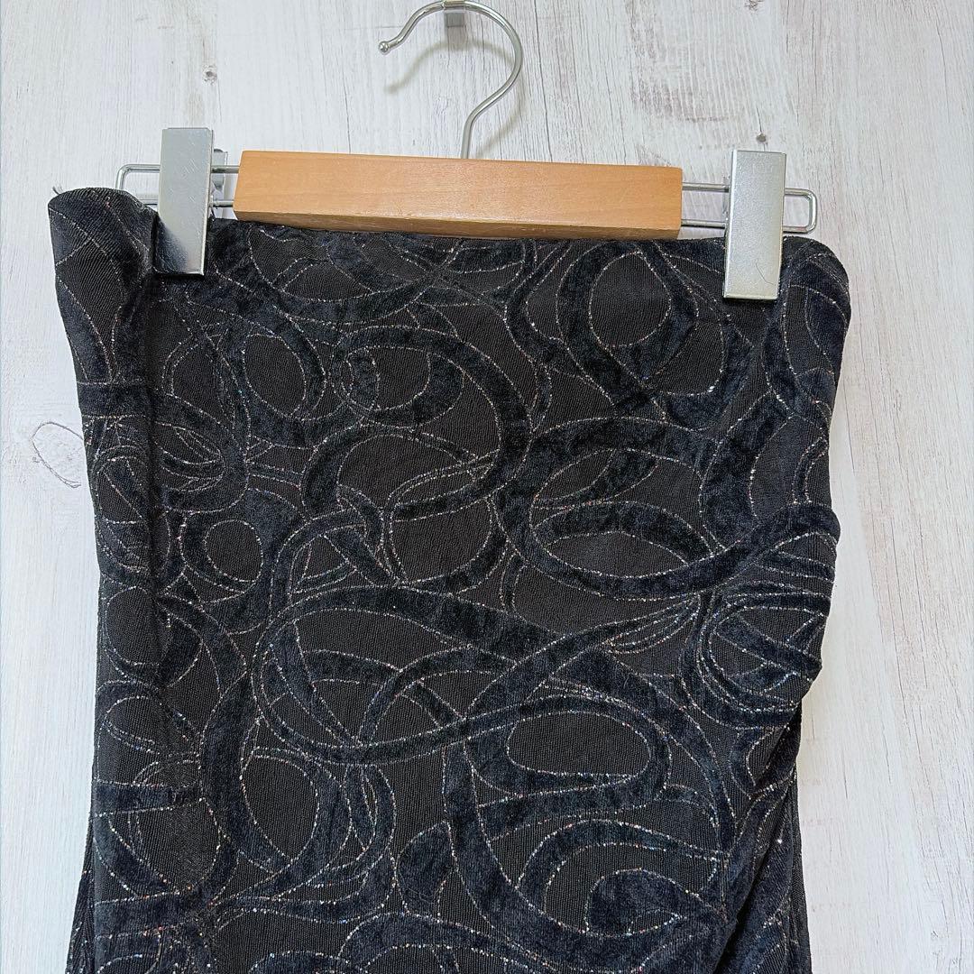 [Rare] I.N. SAN FRANCISCO Asymmetric Dress Black S