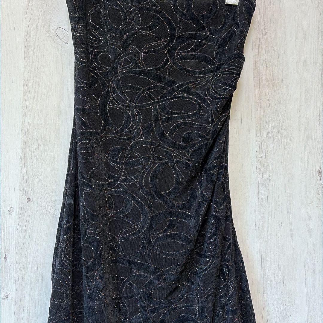 [Rare] I.N. SAN FRANCISCO Asymmetric Dress Black S