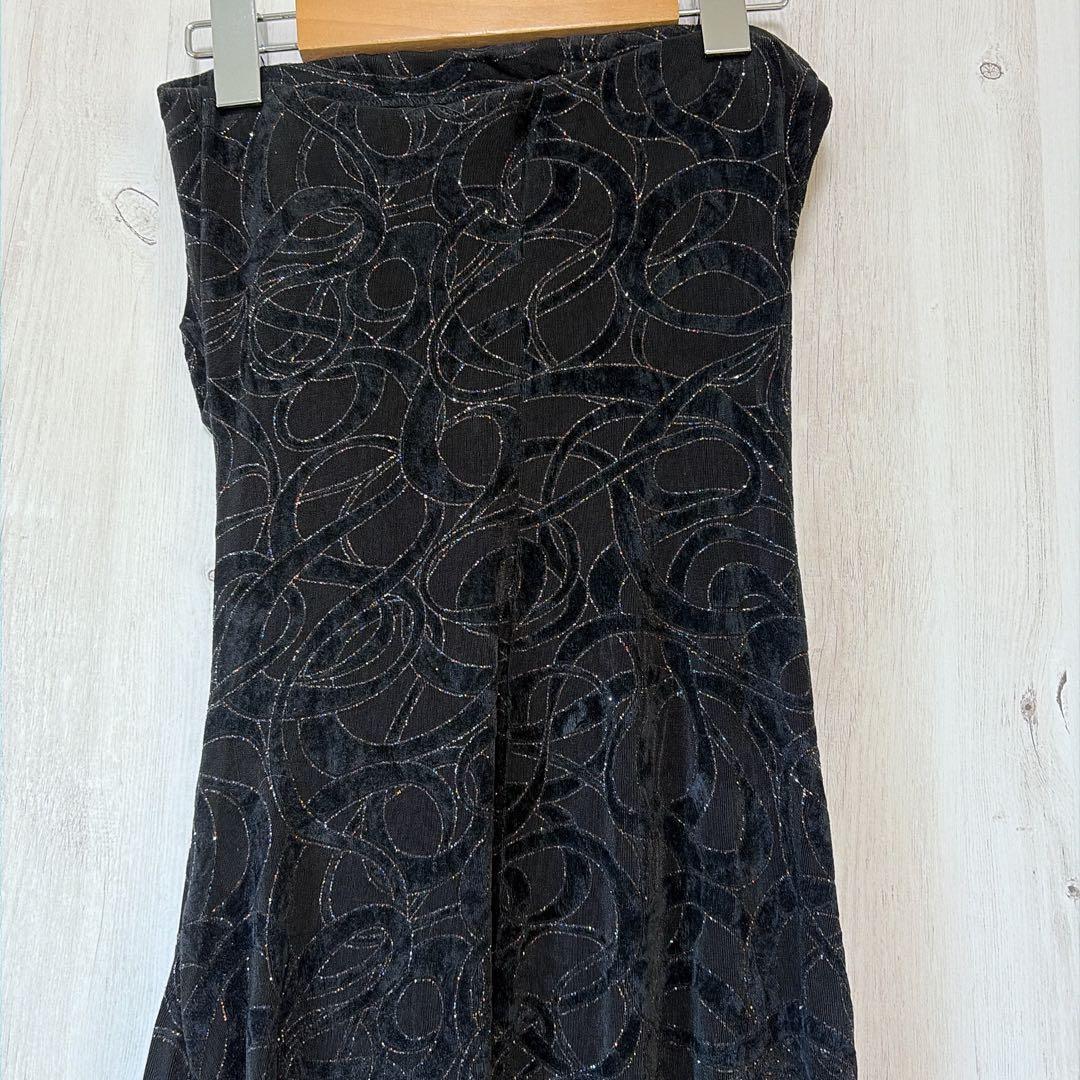 [Rare] I.N. SAN FRANCISCO Asymmetric Dress Black S