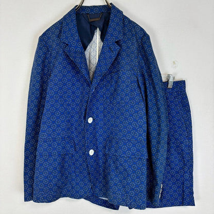 ◆Monkey Time [M] United Arrows Setup Short Pants Allover Pattern