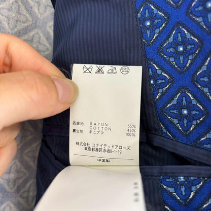 ◆Monkey Time [M] United Arrows Setup Short Pants Allover Pattern