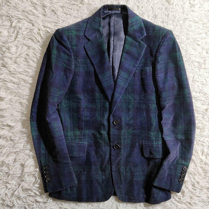 Extremely Beautiful Tomorrowland Zegna Suit 42 Cashmere Blend Black Watch [ー]