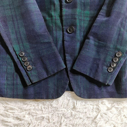 Extremely Beautiful Tomorrowland Zegna Suit 42 Cashmere Blend Black Watch [ー]