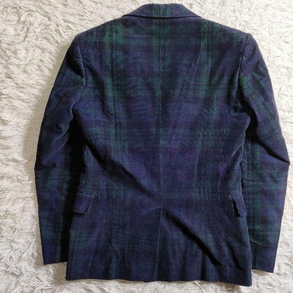 Extremely Beautiful Tomorrowland Zegna Suit 42 Cashmere Blend Black Watch [ー]
