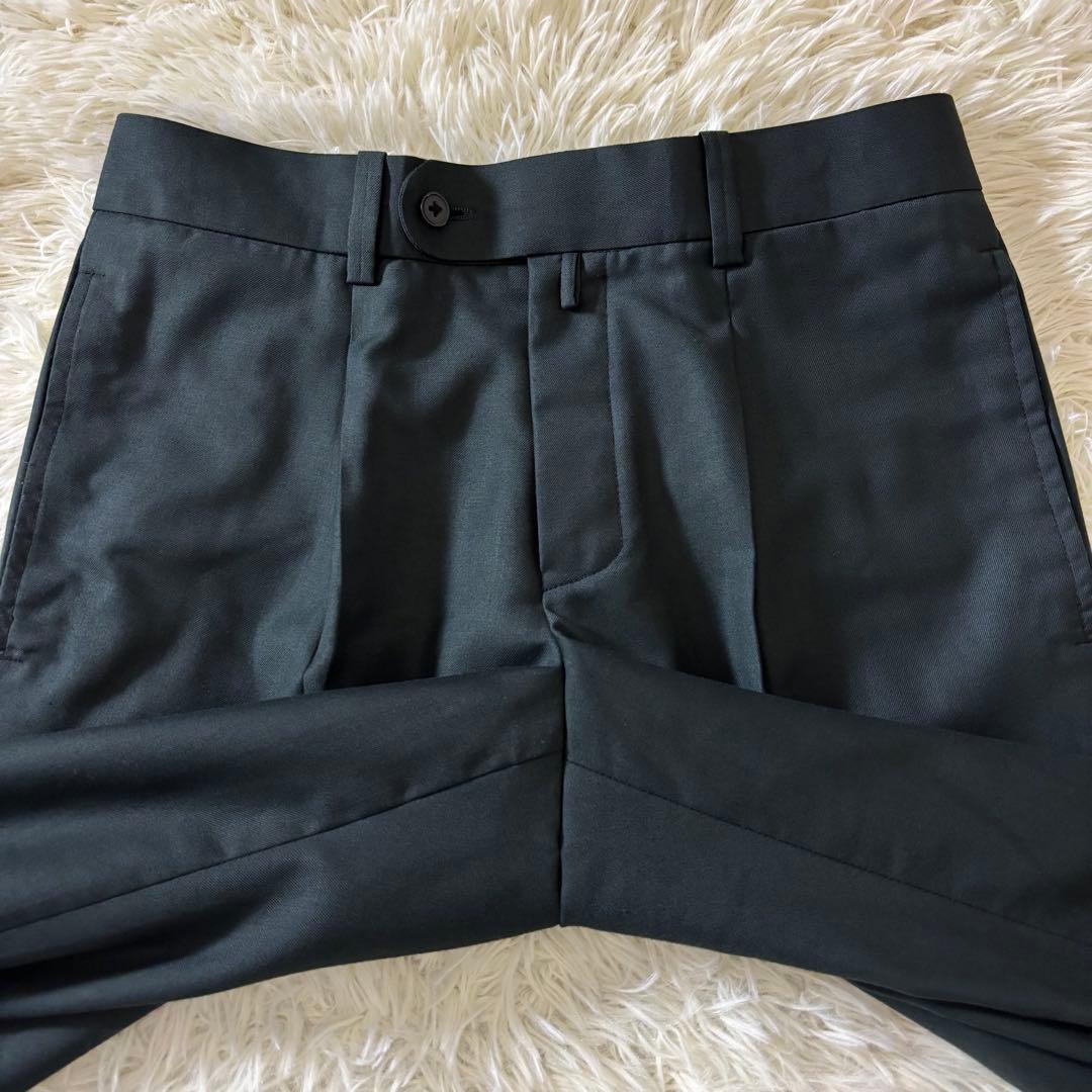 Rare Color Casual Suit Setup Moss Green Real Facing Retro Old Clothes