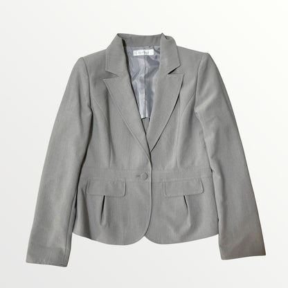 Saintfield Unlined Skirt Suit Set Formal [S] Gray Job Hunting