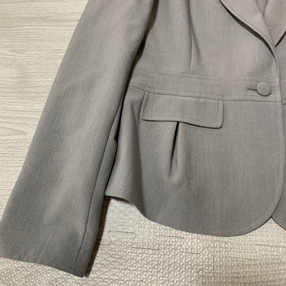 Saintfield Unlined Skirt Suit Set Formal [S] Gray Job Hunting