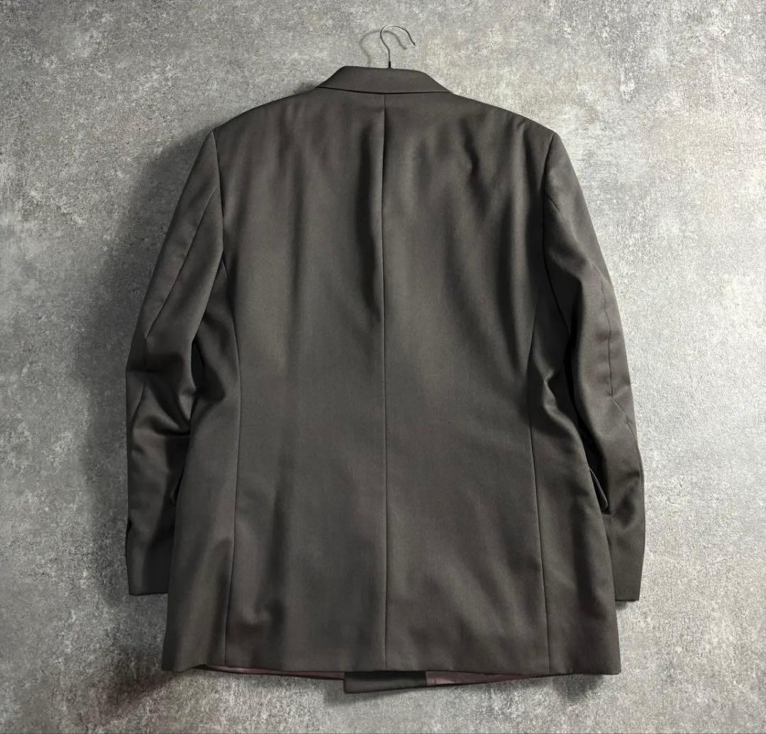 [vintage] Setup double suit smoky gray finest wool