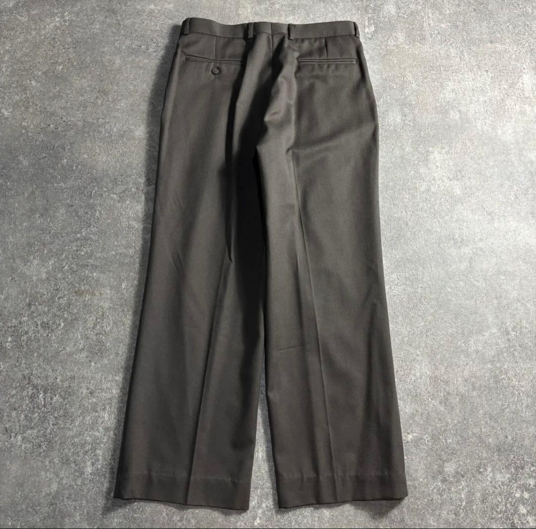[vintage] Setup double suit smoky gray finest wool