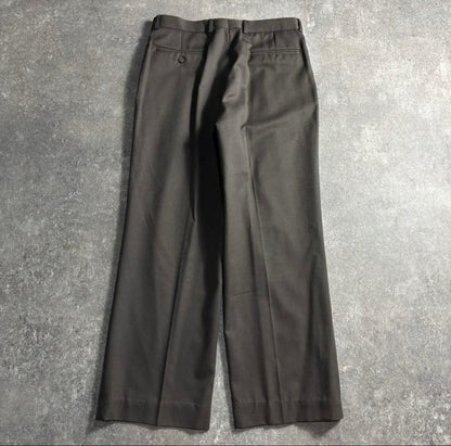 [vintage] Setup double suit smoky gray finest wool