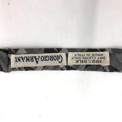 Giorgio Armani Bow Tie Geometric Pattern Silk