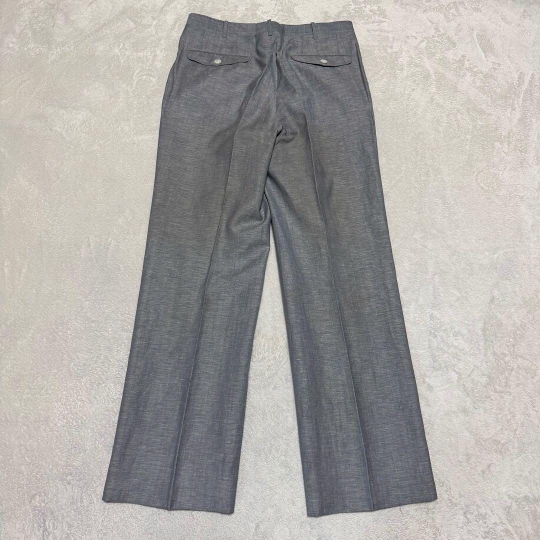 Rare Givenchy Setup Suit Wool Linen Blend Gray Summer Suit