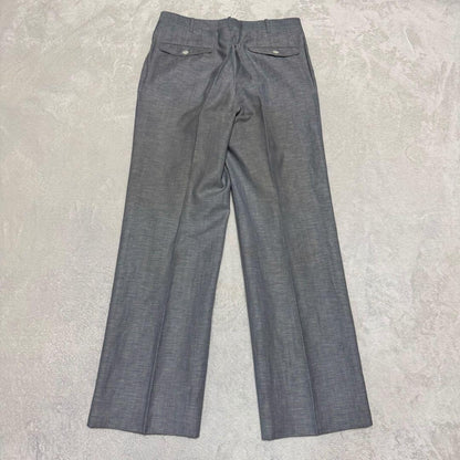 Rare Givenchy Setup Suit Wool Linen Blend Gray Summer Suit