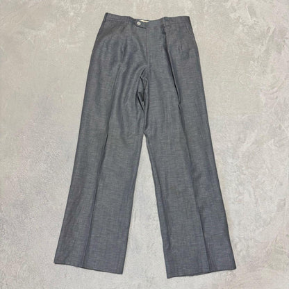 Rare Givenchy Setup Suit Wool Linen Blend Gray Summer Suit