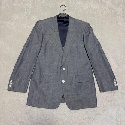Rare Givenchy Setup Suit Wool Linen Blend Gray Summer Suit