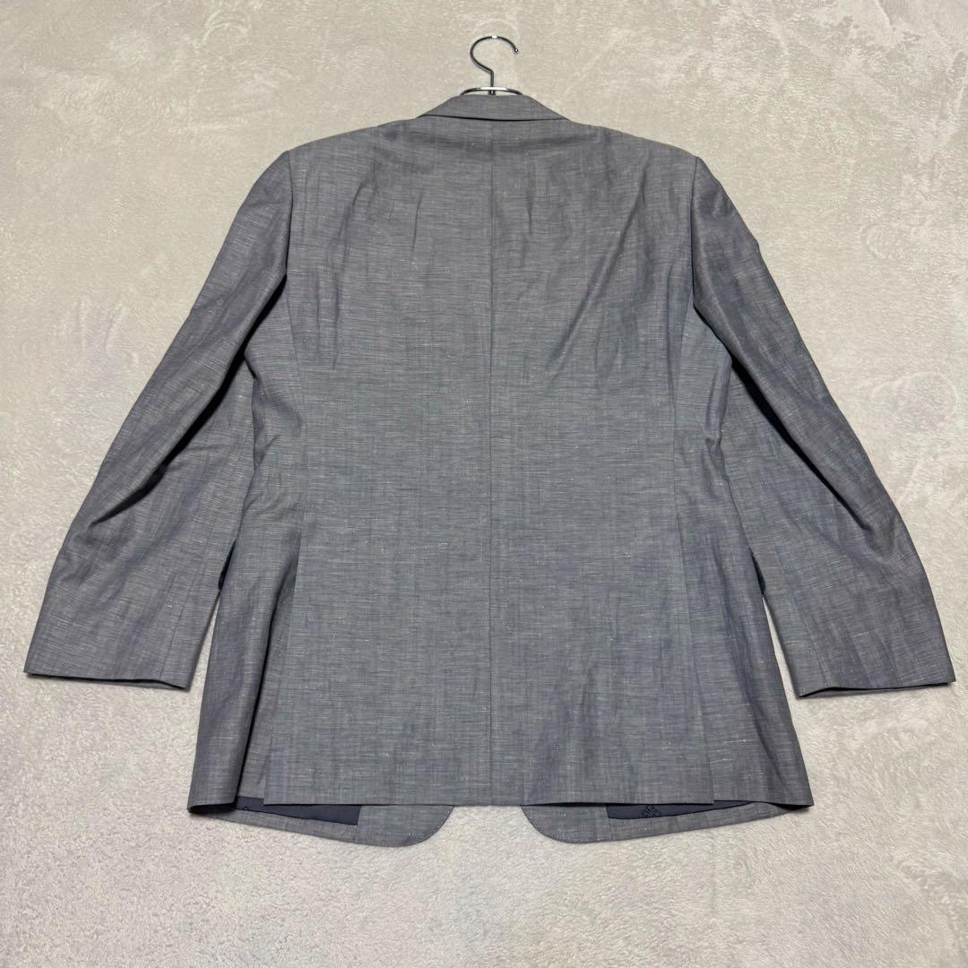 Rare Givenchy Setup Suit Wool Linen Blend Gray Summer Suit