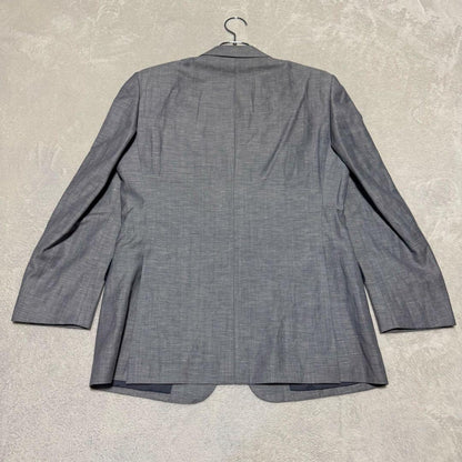 Rare Givenchy Setup Suit Wool Linen Blend Gray Summer Suit