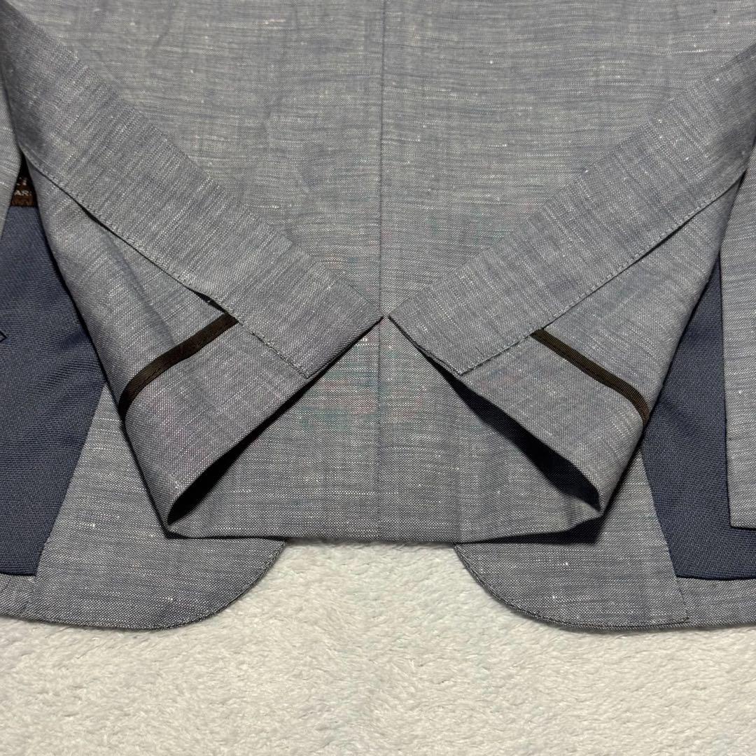 Rare Givenchy Setup Suit Wool Linen Blend Gray Summer Suit