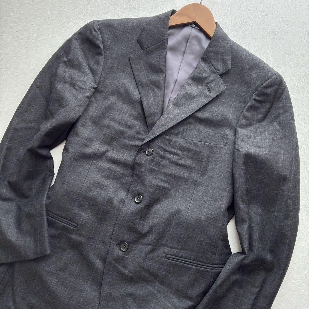 Good condition 90s AB7 size Polo Ralph Lauren triangle tag suit 2 tucks