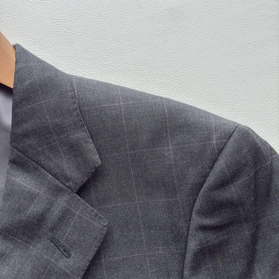 Good condition 90s AB7 size Polo Ralph Lauren triangle tag suit 2 tucks