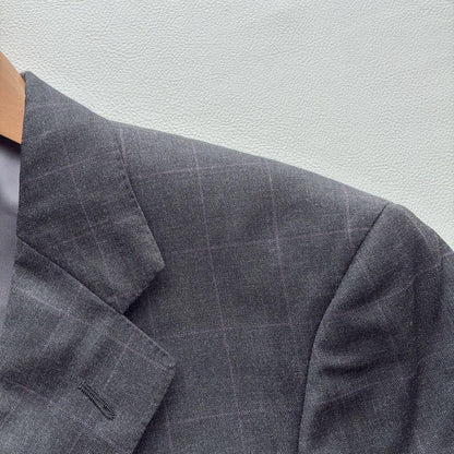 Good condition 90s AB7 size Polo Ralph Lauren triangle tag suit 2 tucks