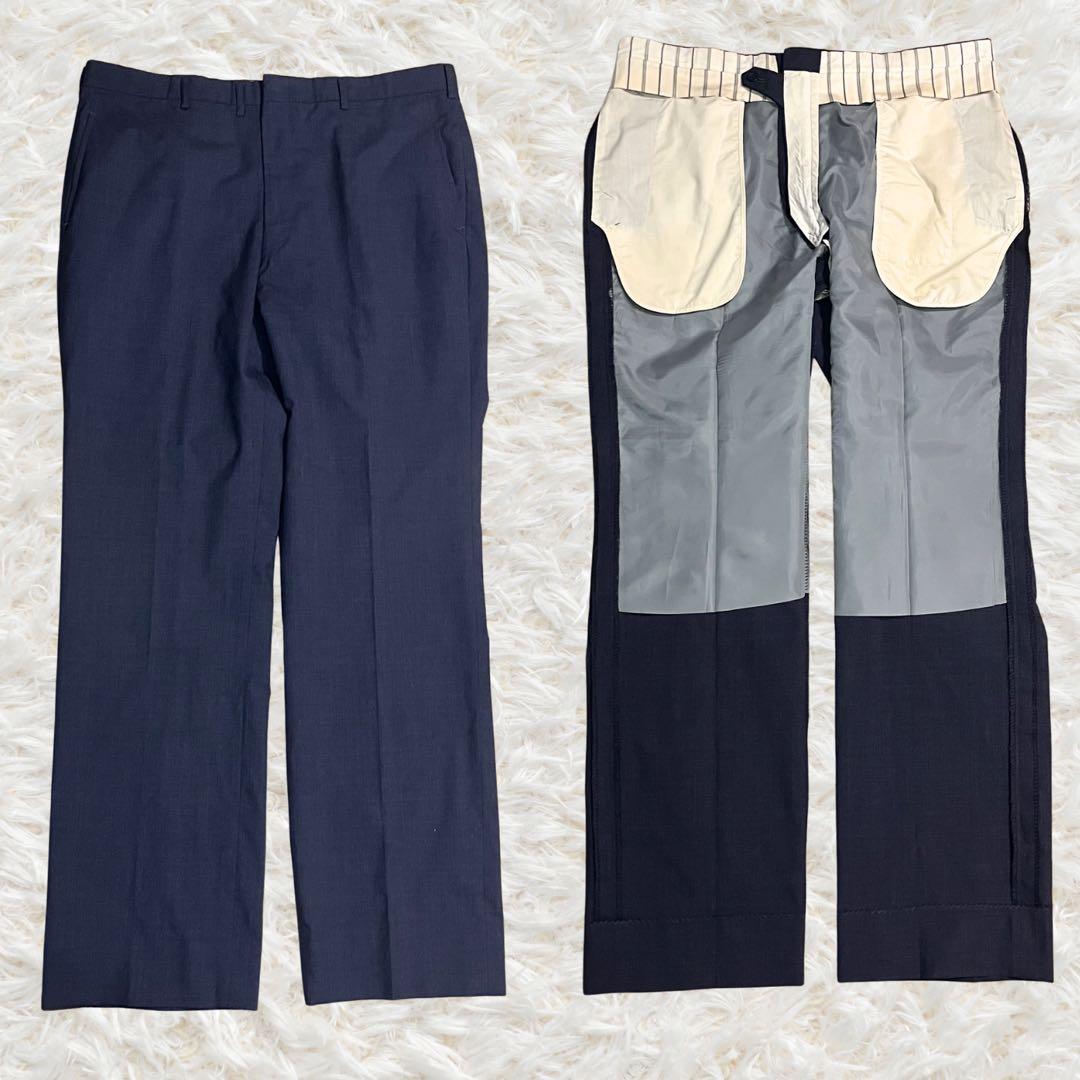 Vintage YAMASHITA Suit Setup Navy 2XL Unlined