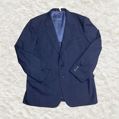 Vintage YAMASHITA Suit Setup Navy 2XL Unlined