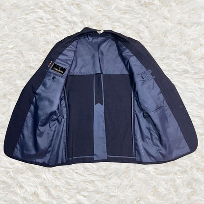 Vintage YAMASHITA Suit Setup Navy 2XL Unlined