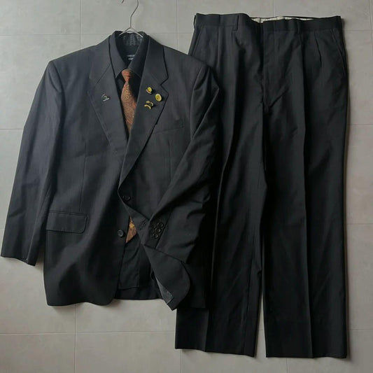 90s ✨GIANNI VERSACE double suit shirt pins 5 piece set