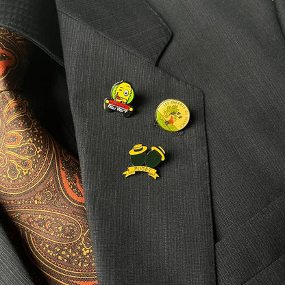 90s ✨GIANNI VERSACE double suit shirt pins 5 piece set