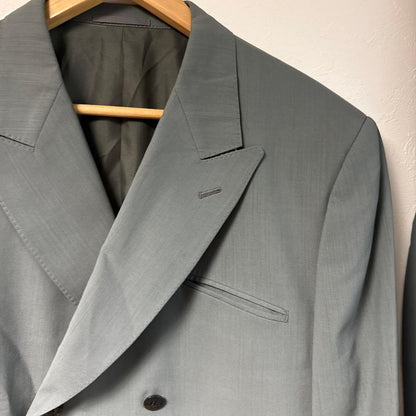 Good Condition Y2K Made in France Vintage Suit Setup Double XL Khaki