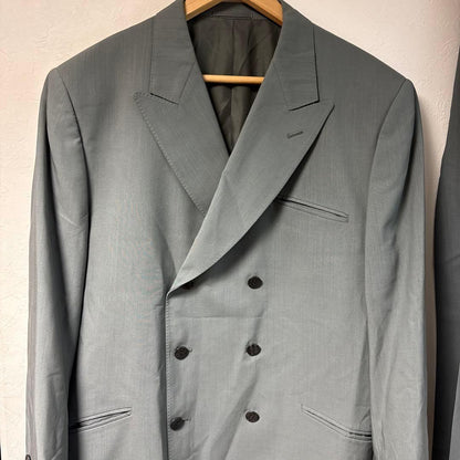 Good Condition Y2K Made in France Vintage Suit Setup Double XL Khaki