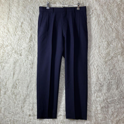 Good Condition 90s Double Setup Casual Suit Eggplant Navy Made in Japan M Equivalent