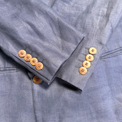 [Rare] Christian Dior Linen Setup Double Button Hemp