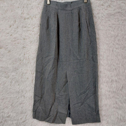 Brand new★Vintage style setup skirt suit retro gray 40