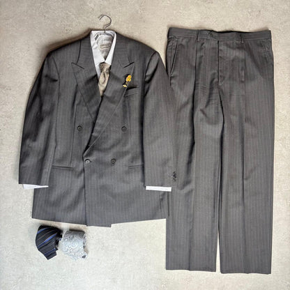 Armani Collezzoni double-breasted suit set 5-piece set