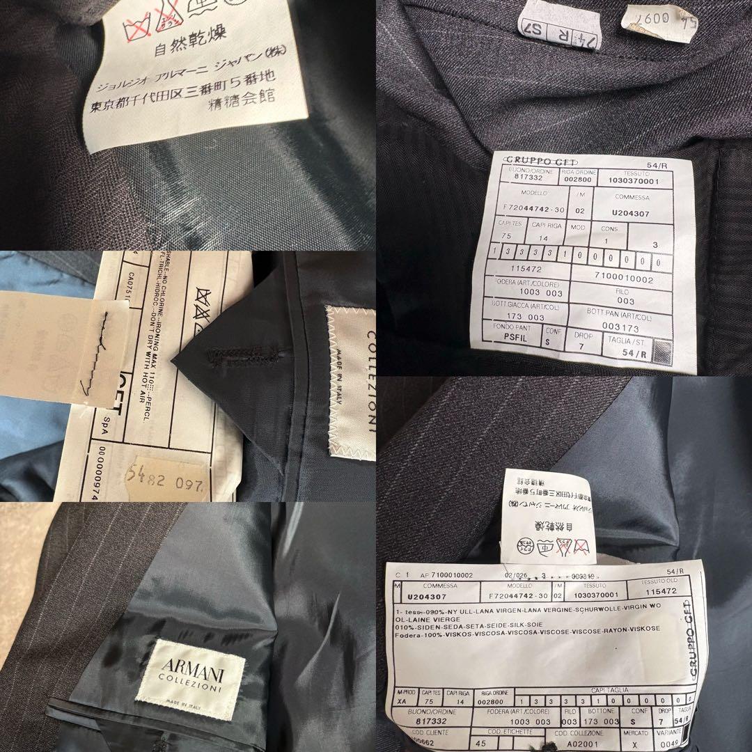 Armani Collezzoni double-breasted suit set 5-piece set