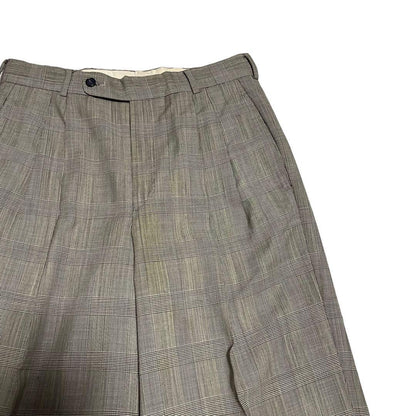 [HUGO BOSS] Glen Check Suit Setup Plaid Pattern Gray M