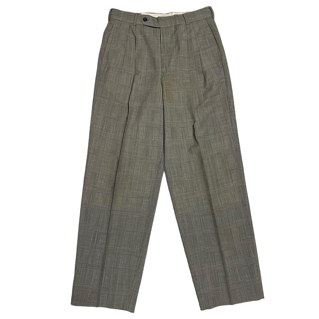 [HUGO BOSS] Glen Check Suit Setup Plaid Pattern Gray M