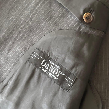 [Italian Fabric] Summer Double Suit Setup Striped Large Unlined