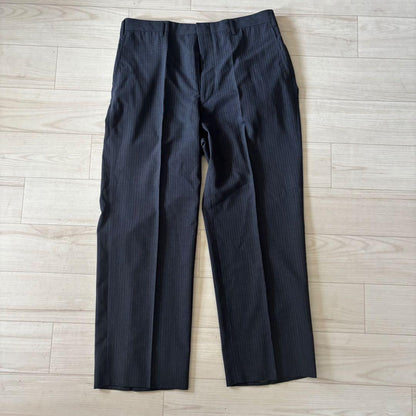 [Italian Fabric] Summer Double Suit Setup Striped Large Unlined