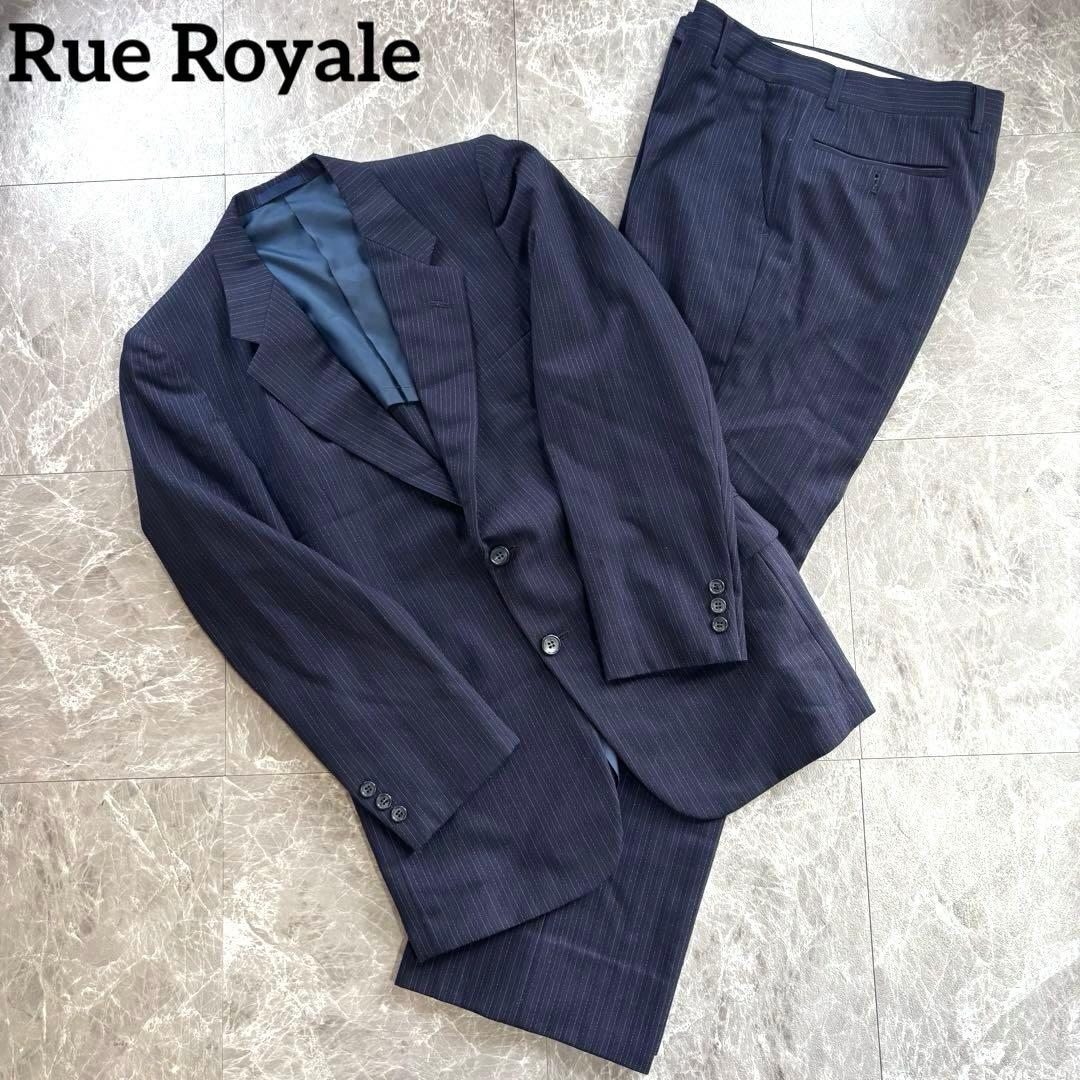 Rue Royale Custom Suit Setup Pinstripe Navy Men's