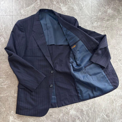 Rue Royale Custom Suit Setup Pinstripe Navy Men's