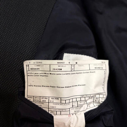 Very good condition ☆ Armani Collezioni ☆ Suit setup ☆ Woven pattern ☆ Black ☆ 50 ☆ XL