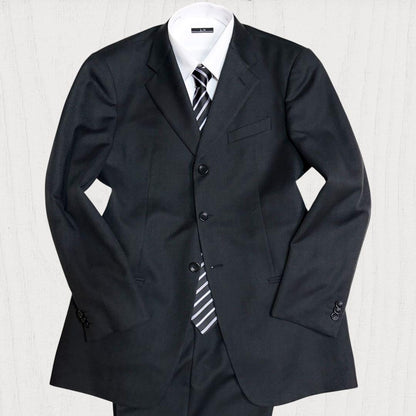 Very good condition ☆ Armani Collezioni ☆ Suit setup ☆ Woven pattern ☆ Black ☆ 50 ☆ XL
