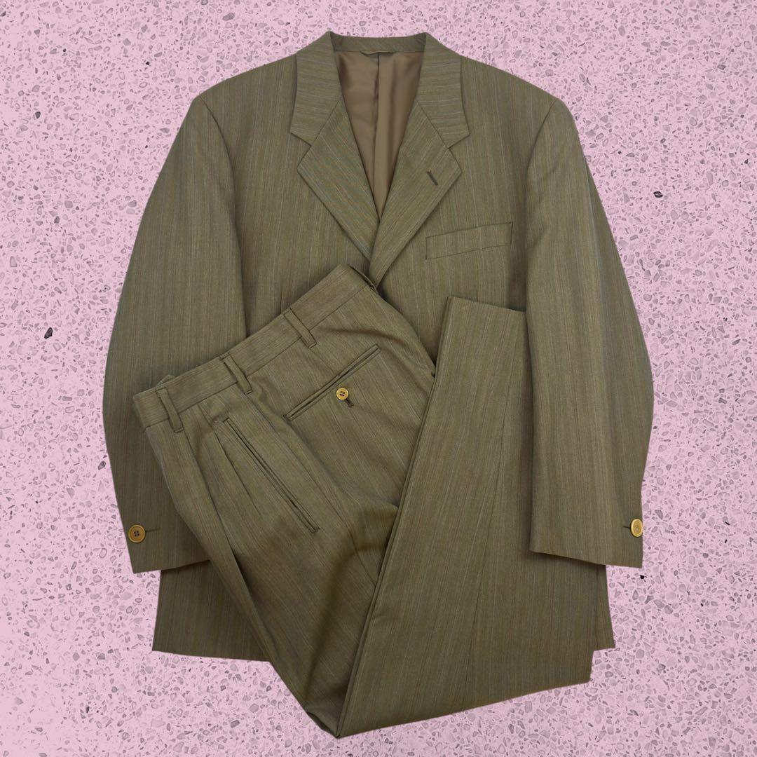 90s Romeo Gigli 2 piece suit 44 archive