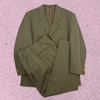 90s Romeo Gigli 2 piece suit 44 archive