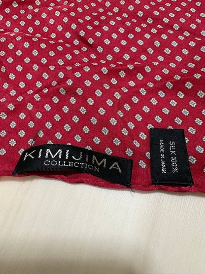Luxury KIMIJIMA COLLECTION Silk Pocket Square Scarf